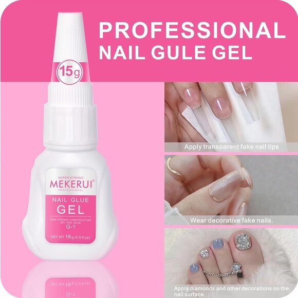 Nail Glue Gel and Glue Remover‎ Set - Picture 3 of 9